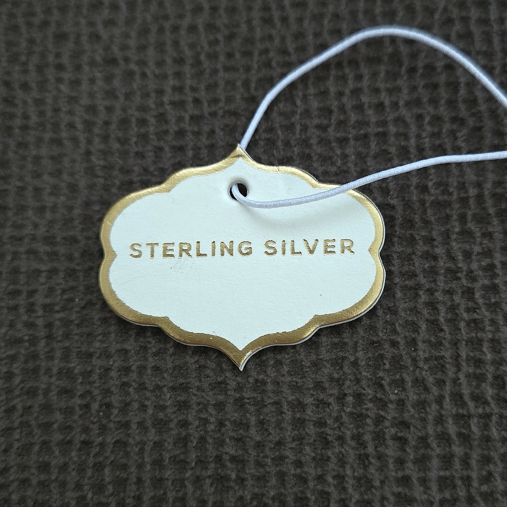Annika Witt Sterling Silver🤍 Scroll📜 Heart❤ Pendant Necklace - NWT - Picture 6 of 16